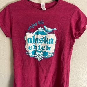 Alaska chick tshirt